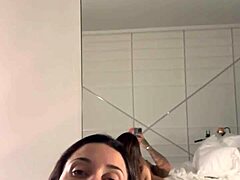 Hot Luiza Marcato Gives Intense Morning Blowjob and Face Fucking