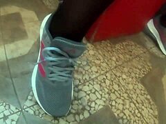 Milfycalla dances smoking in lingerie for ass worship and cum fun with hard dick in episode 61