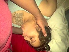 Latina step mom, uhh, facefucked hard by bbc stepson