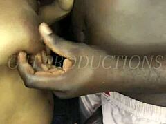 ghetto teen bent over takes dick pussy dripping wet 😩