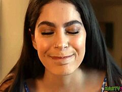 Stepsis Angel Gostosa enjoys the moment with dick in her mouth.