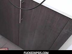 Why fuck your big ass stepsister doggystyle in the shower after a blowjob?
