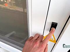 young girl orders pizza and gets anal massage