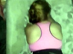 Pov solo perrito con su tanga azul abierta 😏