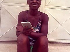 Crazy Bitch Twerks In Clothes Then Strips Naked!