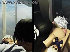 utahime demonstrates strength in a hot sex scene