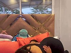 Teen with Big Tits and Ass Bent Over for Blowjob and Anal in Nightclub Escape