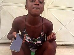 Crazy Bitch Twerks In Clothes Then Strips Naked!