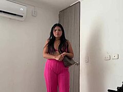 Latina teen with big ass fucks stepbrother for motorcycle ride