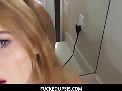 Why fuck your big ass stepsister doggystyle in the shower after a blowjob?