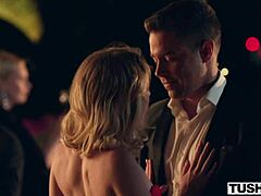 Bella Spark uses her spy skills for intense anal in Tushy scene.