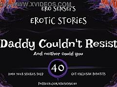 Daddy couldn't resist that erotic audio!