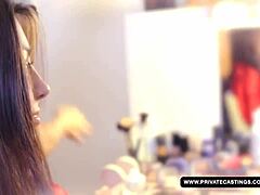 teen 18+ newbie niana tries hardcore shaved pussy fuck and cumshot in private casting interview