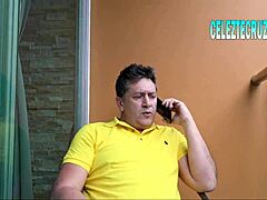 Curvy Plumber Handles Big Tools Expertly