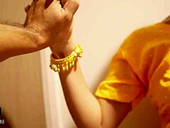 indian college teacher shares a subtle moment with her step-brother in homemade video, exploring their connection through kisses and closeness