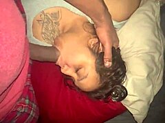 Latina step mom, uhh, facefucked hard by bbc stepson