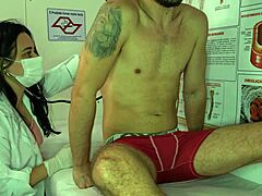 nurse excited by patient's condition.