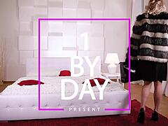 busty blondie stasia bond teases her shaved wet pussy with sex toys