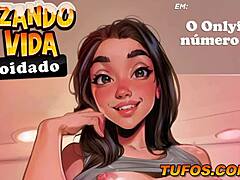 boss caught the hot brazilian babysitter stripping online and went crazy