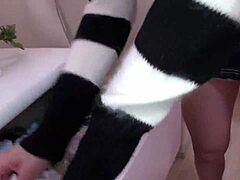 Japanese Girl Gives Intense Blowjob In Her Room!