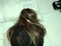 Blonde Feels Intense Ecstasy as She Gets Cumshot in Doggystyle Position