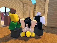 Zaki gets fucked in roblox