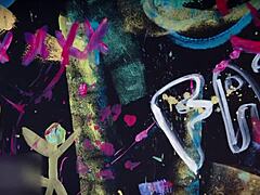 Astrolog Mona cosplay aksiyonunda glory hole fetişiyle creampie yaşıyor 😈