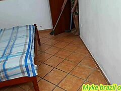 Blond Beauty Enters Room, Gets Horny And Offers Tight Ass For Anal Fun!