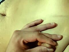 i explore her beautiful deep navel with a sensual massage, feeling her natural tits