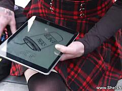 nerdy chick mary solaris with glasses gets a hot fuck surprise including anal riding blowjob and licking