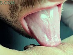 Naughty couple licks wet pussy homemade