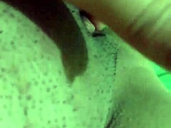 mature woman relaxes alone at home