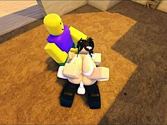 Zaki gets fucked in roblox