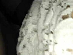 My ex girlfriend wearing stockings in homemade video