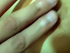 i explore her beautiful deep navel with a sensual massage, feeling her natural tits