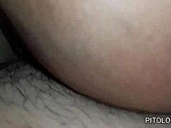 Athletic college teen receives creampie in wet pussy