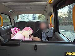 Pink Haired Babe Fucks Hard in Car!