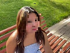 Young petite university student in casting session!