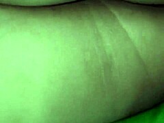 Hey, how does this cute Colombian babe handle double anal penetration with dildo?