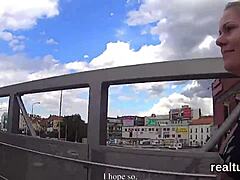 Cute Czech Girl Teased, Clothes Ripped For POV Ride.