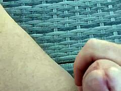 I masturbate and cum on my belly