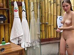 My boyfriend's best friend took my anal virginity before him, with this beautiful skinny blonde latina babe majoblonde getting ass and pussy action.