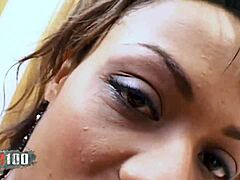 i'm latina pornstar dunia montenegro in boots, getting fingered and blowjob before hard fuck by terry kemaco with cumshot