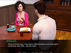 Nursing back to pleasure in game scenario 186