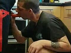 I peg my boyfriend's ass hard in the kitchen then a public cornfield and finally the bathroom with ass to mouth all through part 8