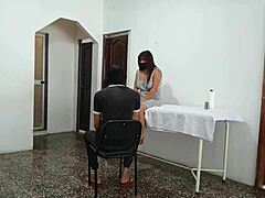 Cheating whore fucked hard by her doctor