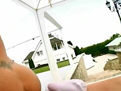 Европейская миниатюрная шлюшка с большой пиздой, большой хуй француза Иана Скотта - вагинальный кремпай с CJ1