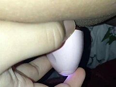 Exploring the wet big pussy of a chubby latina amateur