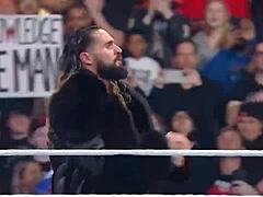 Who wins in seth rollins vs austin theory vs bobby lashley?