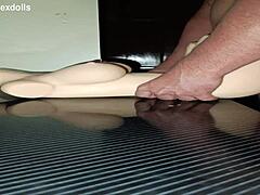 i'm in the trailer with sally, fuckin in a new position, creampie huge cock.